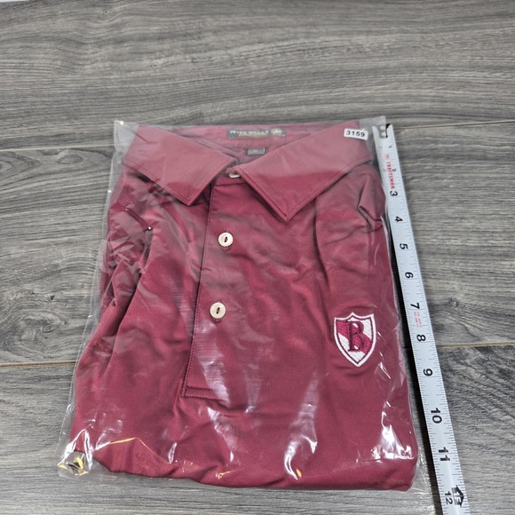 Peter Millar Summer Comfort Polo Shirt Mens XL Red Short‎ Sleeve Lightweight - Picture 13 of 15